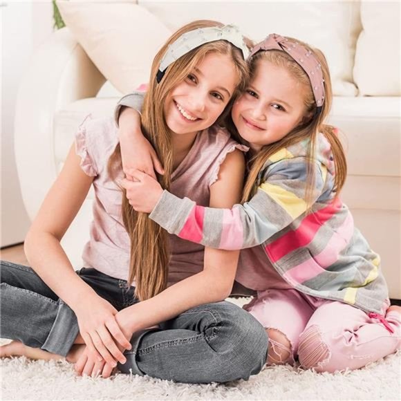 4 Pcs PU Leather Headbands for Women Non Slip Cross Knotted Headbands Thick main image 5
